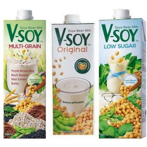 Jual Vsoy Susu Kedelai Original Multi Grain V Soy Soya Milk 1 Liter