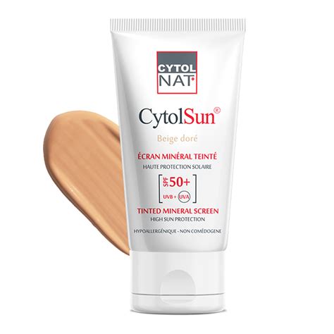 CYTOLNAT Cytolsun Ecran SPF 50 Teinte Beige Dore MaPara Tunisie