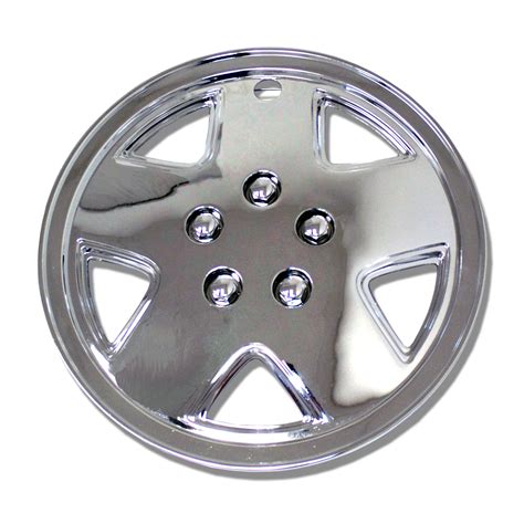 Set Of Chrome Finish Hubcaps Wsc C Hub Caps Wheel Skin