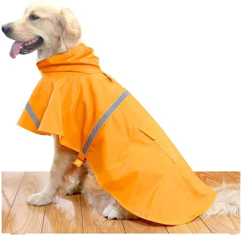 Pet Dog Raincoat Lifejackets Waterproof Clothes Adjustable