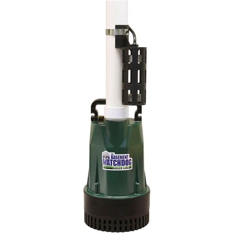 Basement Watchdog 12 Hp Submersible Sump Pump Bw1050 The Home Depot