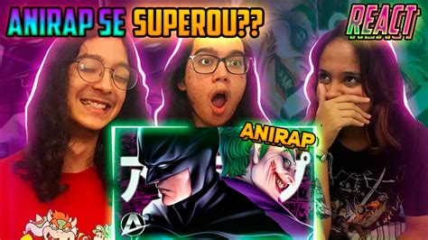 React Os Tr S Finais Batman E Coringa Anirap Prod Hunter