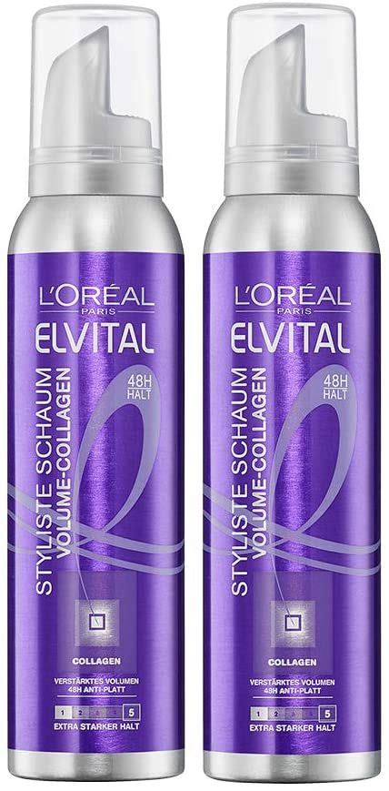 L Or Al Paris Elvital Styliste Schaumfestiger Xxl Volumen Und Anti