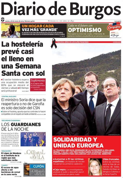 Periódico Diario De Burgos España Periódicos De España Edición De