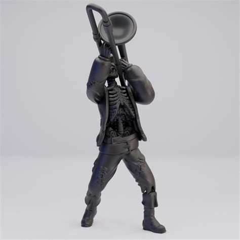 Hot Goblin Skeleton Musician Trombone
