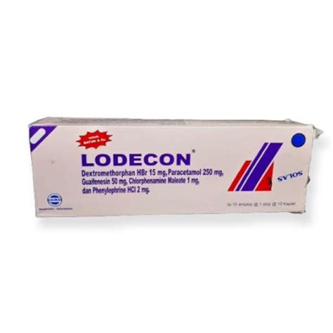 Lodecon 100 Kaplet Obat Panas Demam Flu Dan Batuk Pilek Tablet