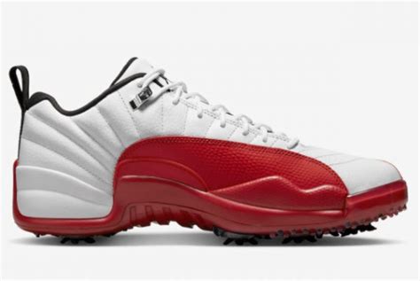 New 2023 Air Jordan 12 Low Top Golf Cherry Basketball Shoes Dh4120 161