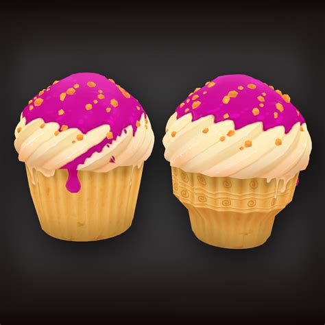 Cupcake Set 1 Modelo 3d 17 Unknown Obj Free3d