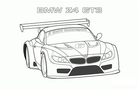 Coloriage Bmw Pour Enfants Simple Et Amusant Coloriagevip