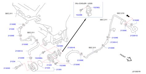 Nissan Pathfinder Engine Coolant Hose W Conicelli Nissan