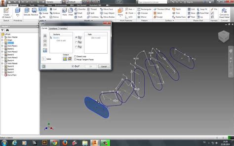 Autodesk Inventor Loft Komutu Youtube