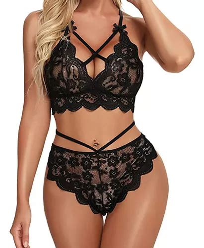 Conjunto De Lingerie Erótica Roupa Interior Sensual Parcelamento