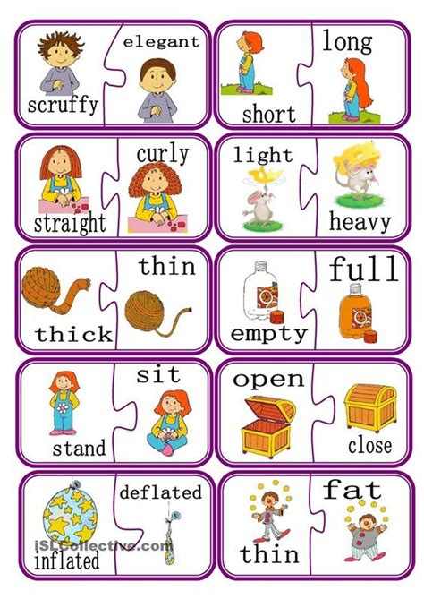 Opposite Worksheet For Kids