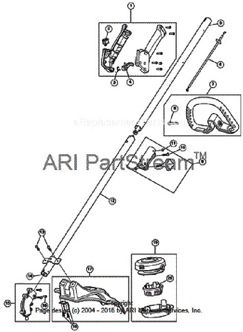 Troy Bilt Weed Eater Parts Diagram