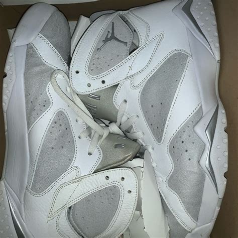 Air Jordan 7 White Metallic Silver (Pure Money) - Gem