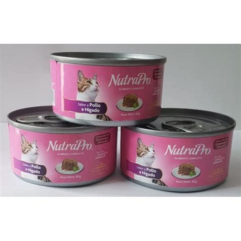 Alimento para gatos Nutrapro Lata Pollo Hígado City Pet