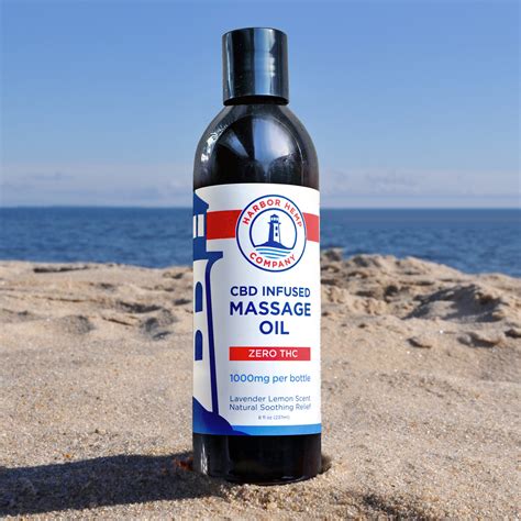 Cbd Infused Massage Oil 1000mg · Harbor Hemp Company