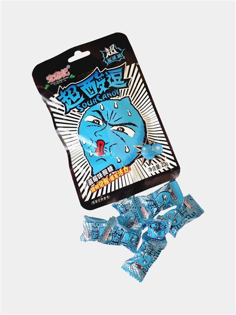 Кислые конфеты Sour Candy со вкусом смородины, 23 г купить по низким ...