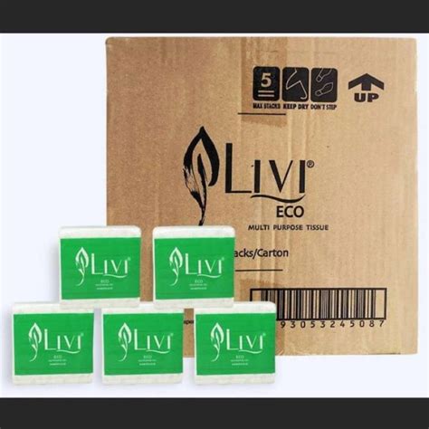 Tissue Livi Eco Multipurpose S Ply Tissu Meja Dus