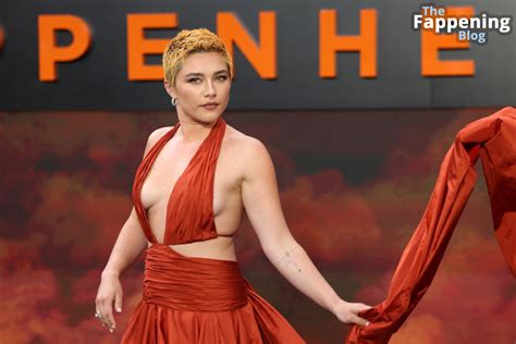 Florence Pugh Flaunts Her Sexy Tits At The Oppenheimer Premiere In