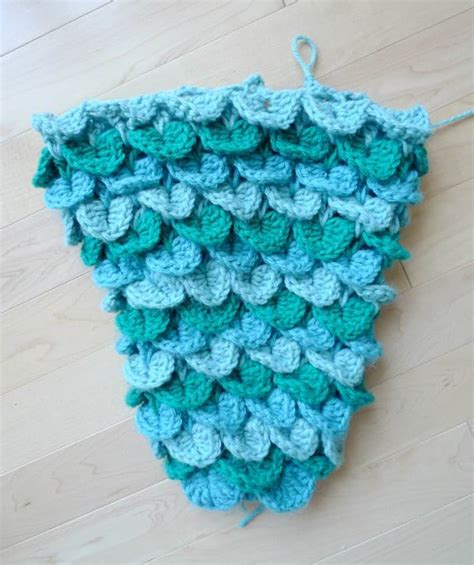 Crocodile Stitch Mermaid Tail Blanket All About Ami