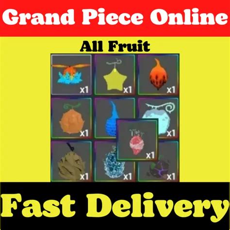 Grand Piece Online All Devil Fruits FOR SALE! - PicClick UK