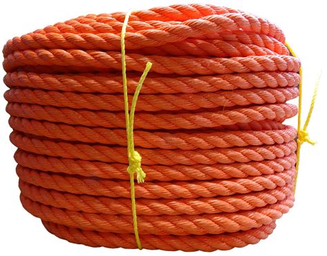 Polypropylen Seil Trossen Ware 220 m 6 20 mm Ø orange