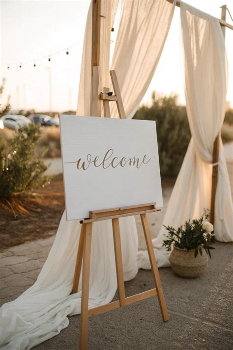 charming wedding easel ideas  rustic wood signs timberelle