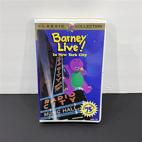 Barney Live In New York City Mins Vhs Grelly Usa