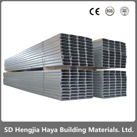 Hot Selling Light Steel Frame Roof System Galvanized Profile C Purlin Channel Purlin And C Purlin