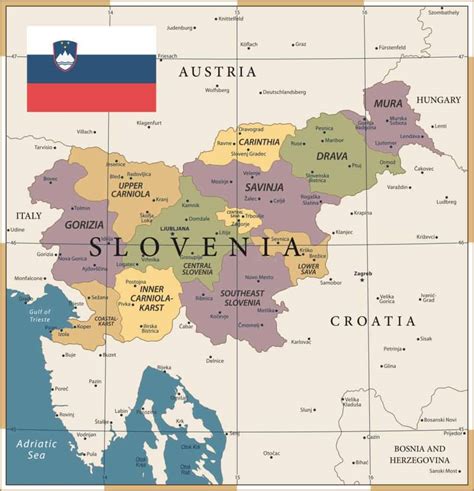 Eslovenia En Mapas Pol Ticos Y F Sicos Parte De La Antigua Yugoslavia