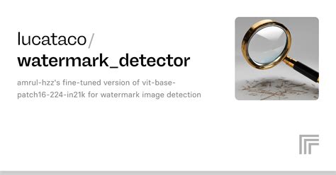 Lucataco Watermark Detector Run With An Api On Replicate