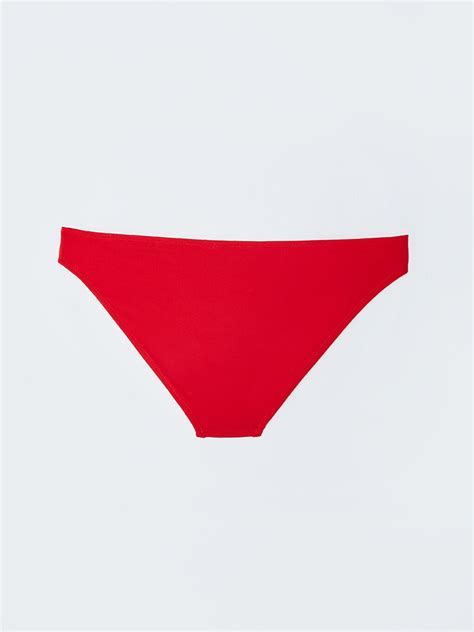 KIRMIZI Kadın Düz Bikini Alt S AB Z SKN LCW