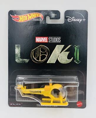Hot Wheels Premium Marvel Studios Loki Thanoscopter Helicopter DMC New FAST EBay