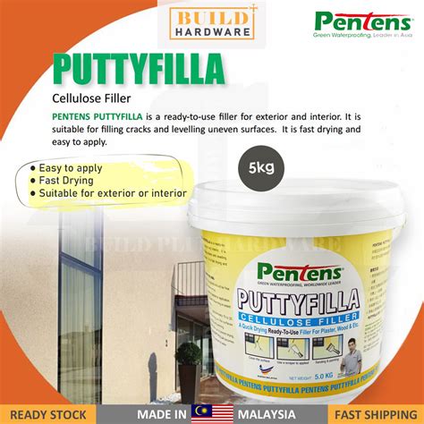 Pentens Puttyfilla Cellulose Filler Kg Putty Filla Level Crack