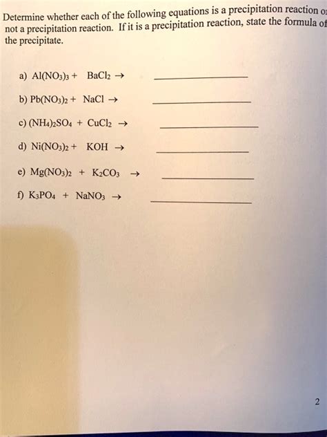 Solved Determine Whether Each Of The Following Equations Is