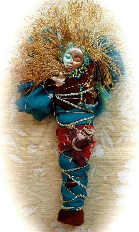 Spirit Doll By Donna Parker Mixed Media Copyright 2012 Spirit Art