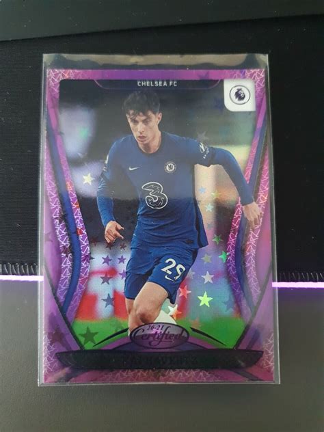 2020 21 Panini Chronicles Certified Kai Havertz Purple Astro Foil Card