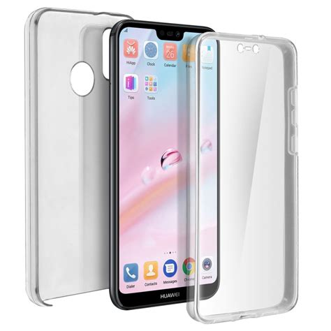 Huawei P Lite Funda Carcasa Doble Transparente Con Proteccion