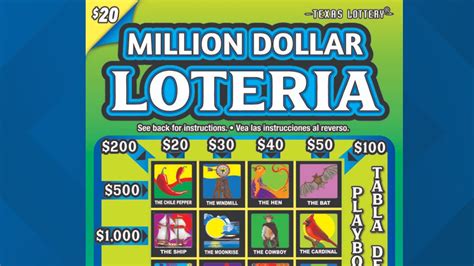 Texas Resident Becomes Millionaire From Loteria Scratch Off Ticket Cbs19 Tv