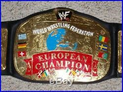 Officially Licensed Wwf European Championship Metal Adult Replica Wwe Title Belt | Champion Ship ...