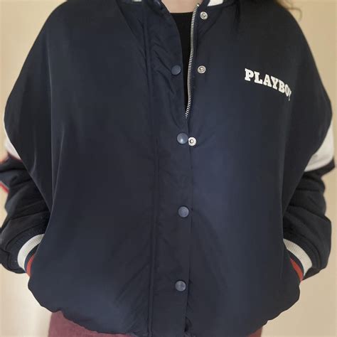 Playboy X Miss Guided Oversized Jacket Depop