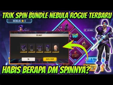 Trik Spin Cara Mendapatkan Bundle Nebula Rogue Di Event Gaming Dice