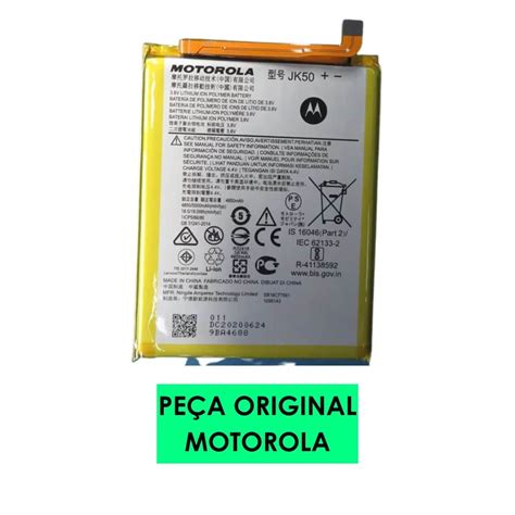 Bateria Moto One Fusion XT2073 Original Up Help B2B