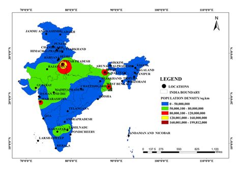 Distribution of population in India. | Download Scientific Diagram