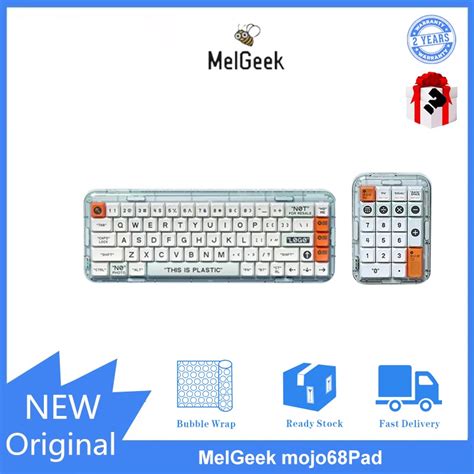MelGeek Mojo68Pad Wireless Three Mode Bluetooth Customized Keyboard RGB Light Hot Insert