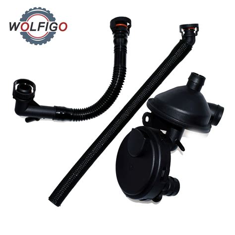 Wolfigo Pcv Crankcase Vent Valve Oil Separator Breather Hose Kit