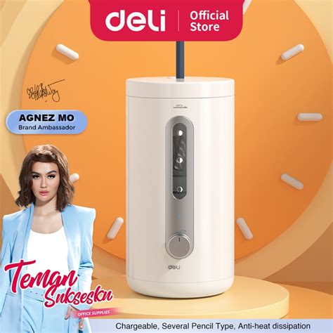 Deli Automatic Electric Pencil Sharpener Electrical Sharpener Can Be