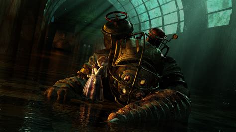 BioShock, Video Games, Big Daddy, Little Sister Wallpapers HD / Desktop ...