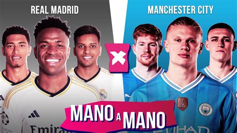 REAL MADRID X MANCHESTER CITY QUEM É MELHOR MANO A MANO DAS QUARTAS